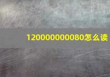 120000000080怎么读