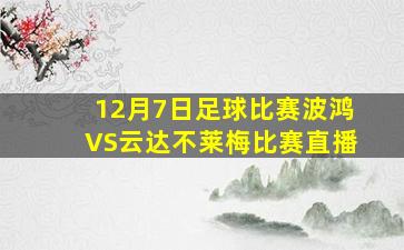 12月7日足球比赛波鸿VS云达不莱梅比赛直播