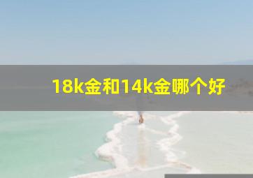 18k金和14k金哪个好