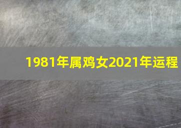 1981年属鸡女2021年运程