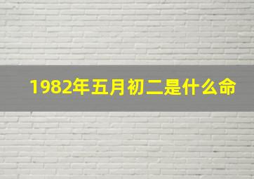 1982年五月初二是什么命