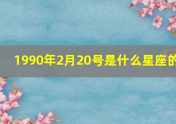 1990年2月20号是什么星座的