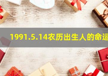 1991.5.14农历出生人的命运