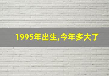 1995年出生,今年多大了