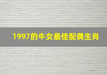 1997的牛女最佳配偶生肖