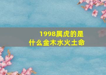 1998属虎的是什么金木水火土命