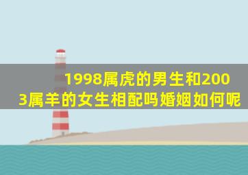 1998属虎的男生和2003属羊的女生相配吗婚姻如何呢