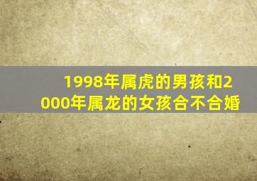 1998年属虎的男孩和2000年属龙的女孩合不合婚