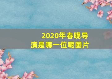 2020年春晚导演是哪一位呢图片