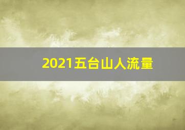 2021五台山人流量