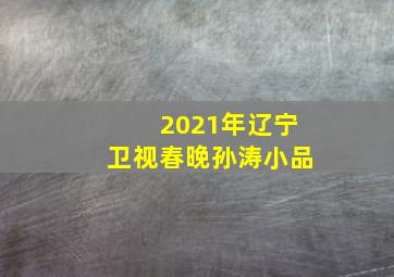 2021年辽宁卫视春晚孙涛小品