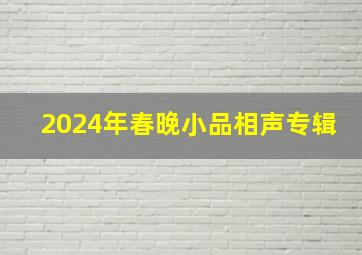 2024年春晚小品相声专辑