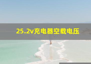 25.2v充电器空载电压