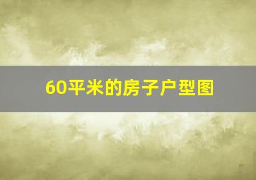 60平米的房子户型图