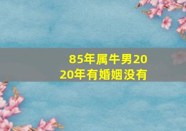 85年属牛男2020年有婚姻没有