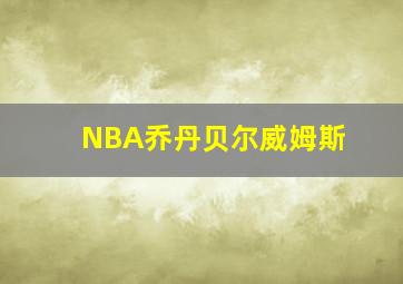 NBA乔丹贝尔威姆斯