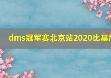 dms冠军赛北京站2020比基尼