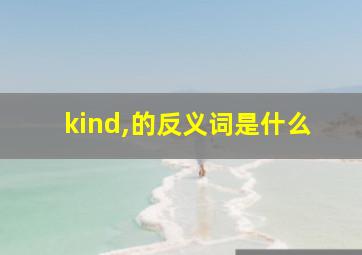 kind,的反义词是什么