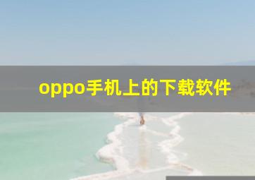 oppo手机上的下载软件