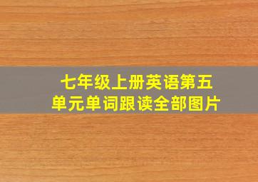 七年级上册英语第五单元单词跟读全部图片