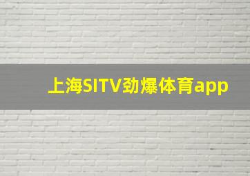 上海SITV劲爆体育app