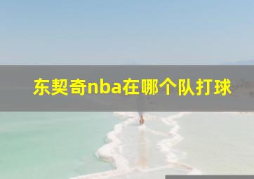 东契奇nba在哪个队打球