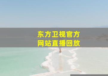 东方卫视官方网站直播回放