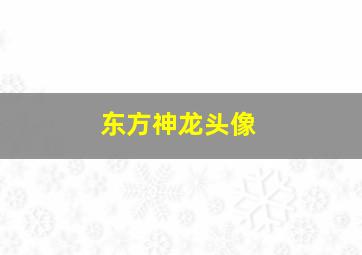 东方神龙头像