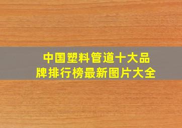 中国塑料管道十大品牌排行榜最新图片大全