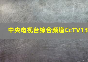 中央电视台综合频道CcTV13