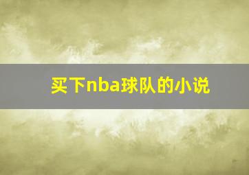 买下nba球队的小说