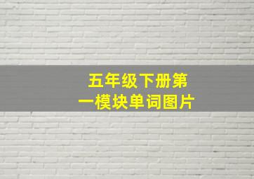 五年级下册第一模块单词图片