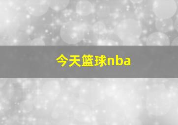 今天篮球nba