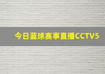 今日蓝球赛事直播CCTV5