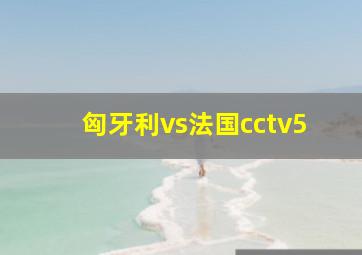 匈牙利vs法国cctv5