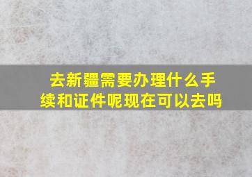 去新疆需要办理什么手续和证件呢现在可以去吗