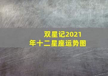 双星记2021年十二星座运势图