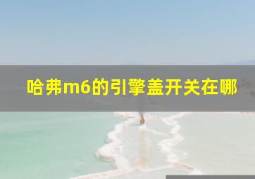 哈弗m6的引擎盖开关在哪