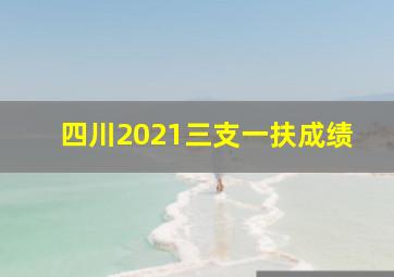 四川2021三支一扶成绩