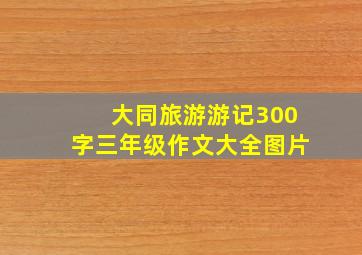 大同旅游游记300字三年级作文大全图片