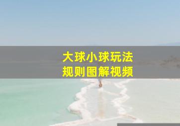 大球小球玩法规则图解视频