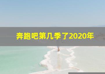 奔跑吧第几季了2020年