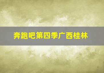 奔跑吧第四季广西桂林