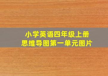 小学英语四年级上册思维导图第一单元图片