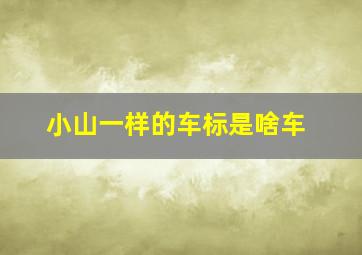 小山一样的车标是啥车