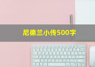 尼德兰小传500字