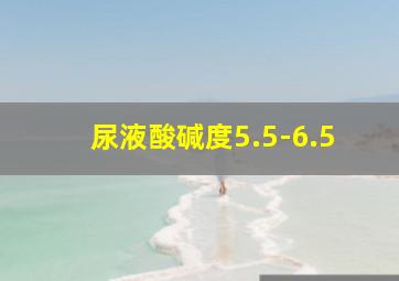 尿液酸碱度5.5-6.5