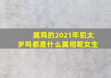 属鸡的2021年犯太岁吗都是什么属相呢女生