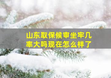 山东取保候审坐牢几率大吗现在怎么样了