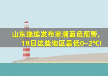 山东继续发布寒潮蓝色预警,18日这些地区最低0~2℃!